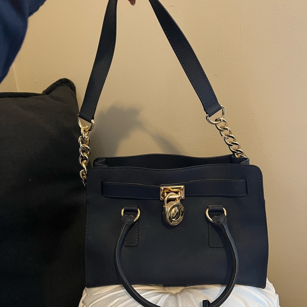 Navy blue MK purse